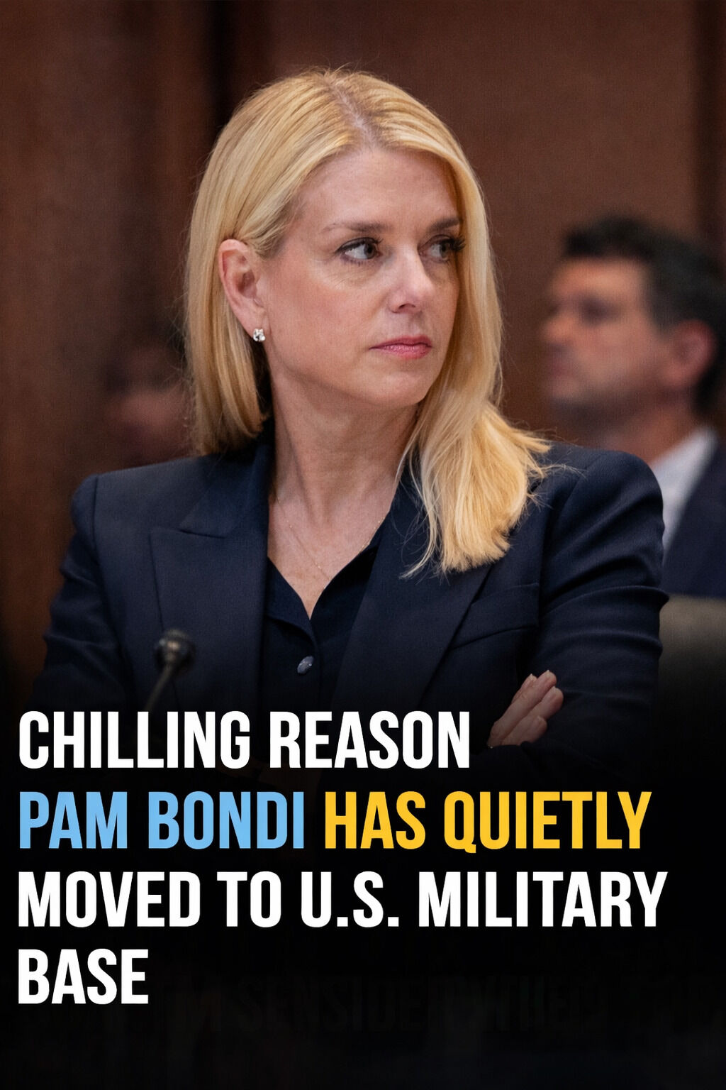 Pam Bondi’s Unexpected Move to Military Base Sparks Curiosity