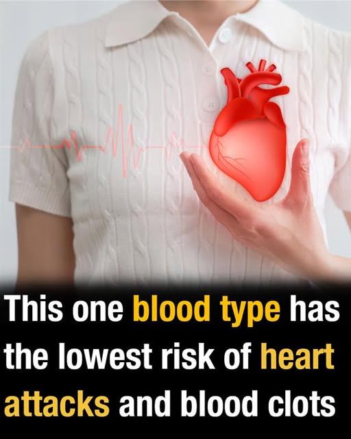 This one blood type has the lowest risk of heart attacks and blood clots