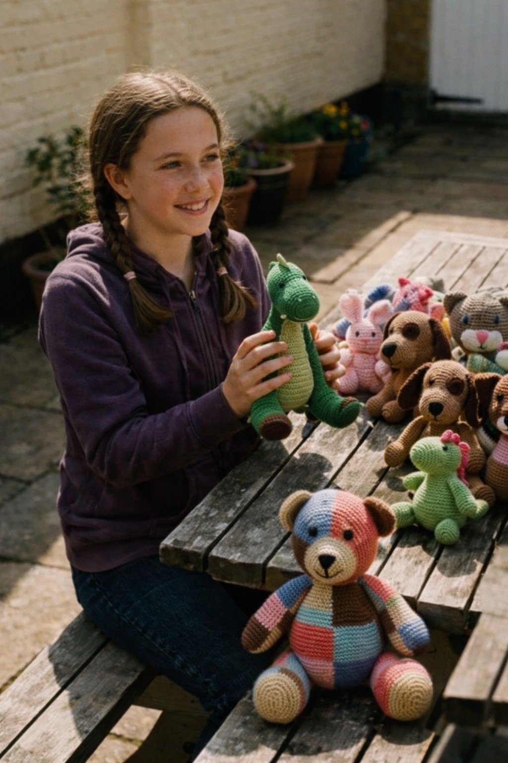 โA Young Girl Sold Handmade Toys to Help Her Mom โ Then a Stranger Changed Their Livesโ