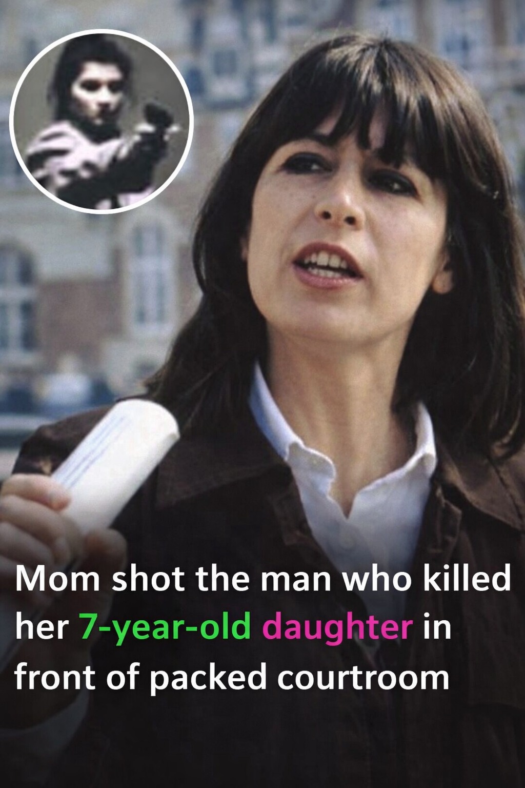 “Inside the Courtroom: A Mother’s Unthinkable Act During Her Child’s Murder Trial”