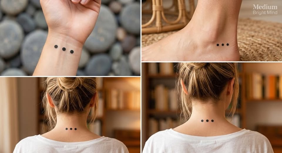 “If You See Someone With a 3-Dot Tattoo… Here’s What It REALLY Means (Most People Get It Wrong)”