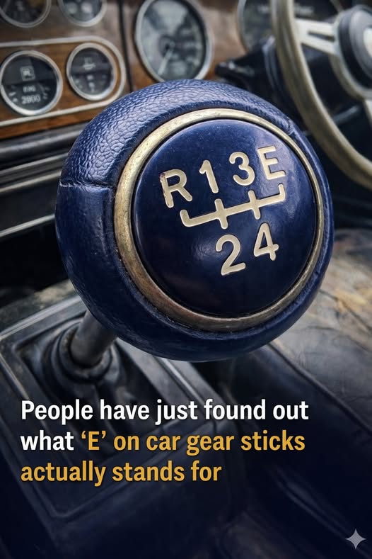 The Hidden Meaning Behind the “E” on Older Cars — Explained