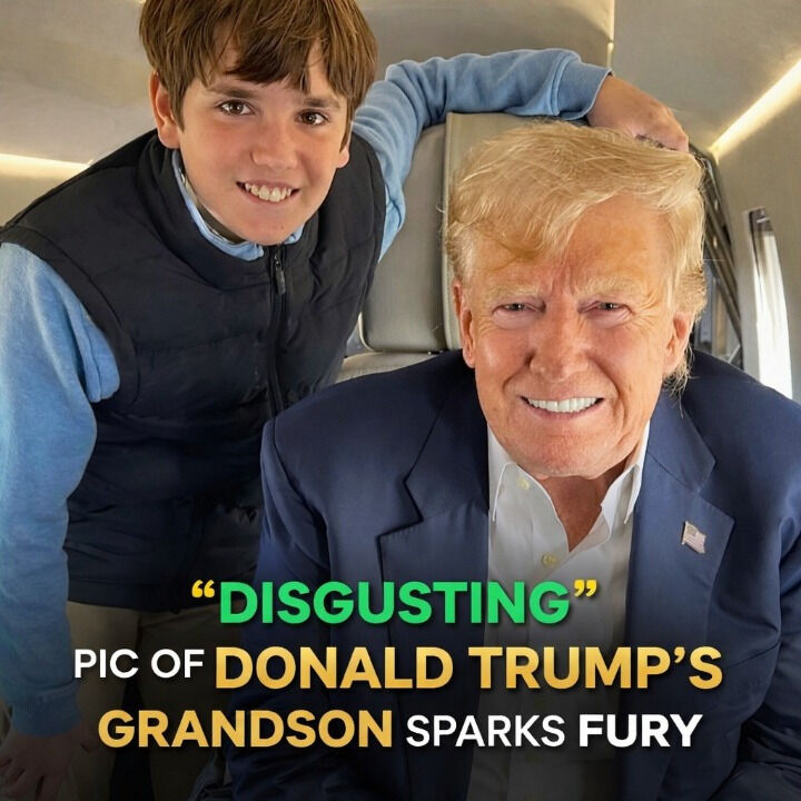 “Going Too Far? The Birthday Picture of Donald Trump’s Grandson That Has the Internet in an Uproar!”