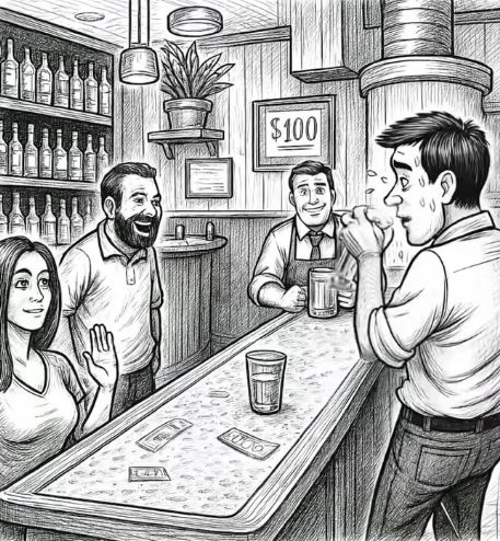 A guy walks into a bar and says to the bartender