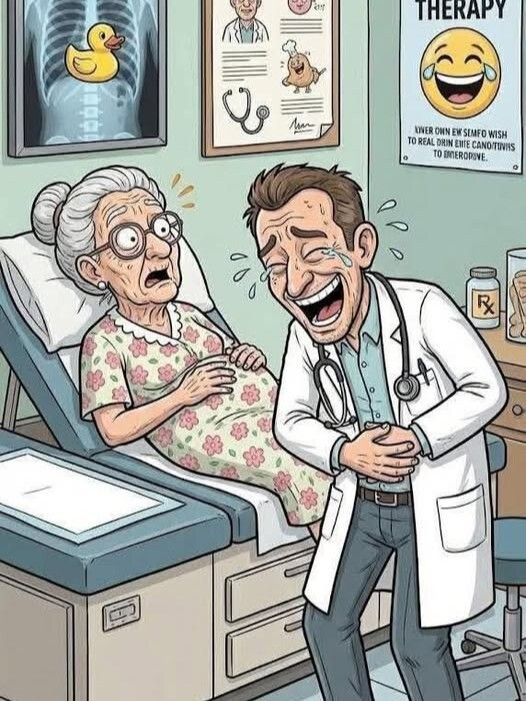 One Day An Old Lady Went To The Doctor