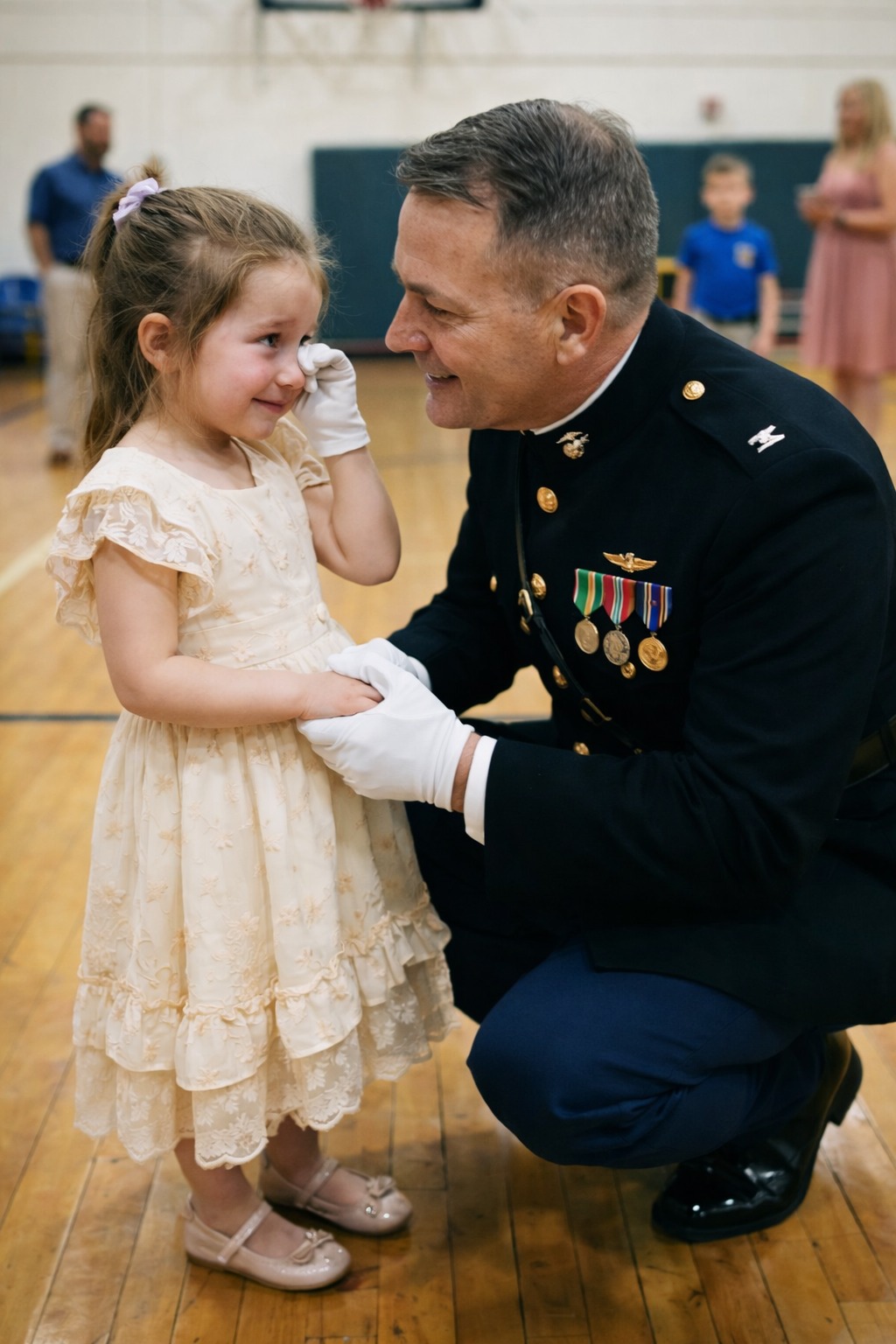 My Daughter Stood Alone at the Father-Daughter Dance — Then a Group of Marines Entered and Changed the Moment