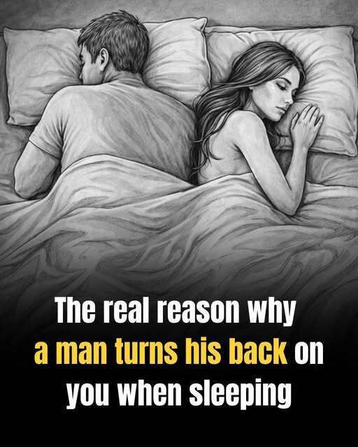 Why He Sleeps Facing Away — And What It Could Really Mean