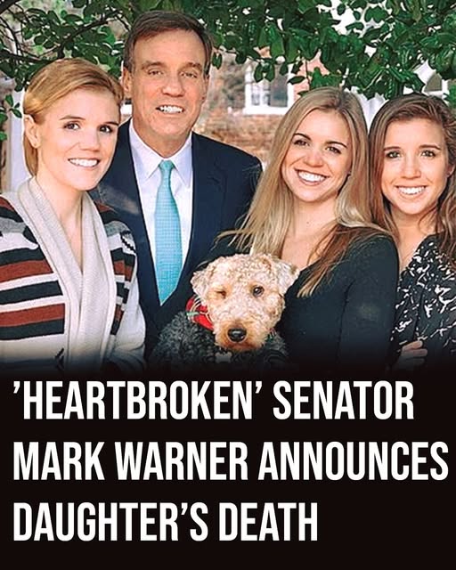 Senator Mark Warner shares the heartbreaking news of the passing of his 36-year-old daughter.