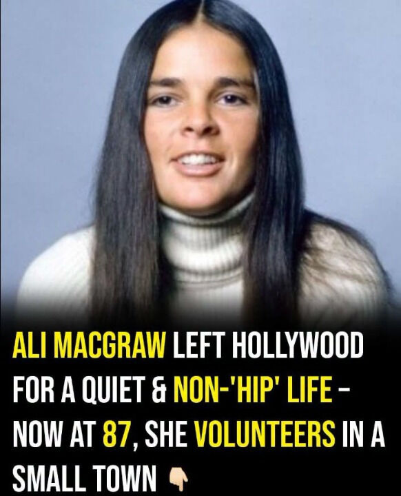 Ali MacGraw: putting herself first after stepping away from fame