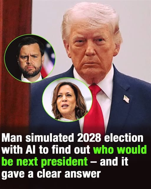 A man asks AI about the next US president, and the response surprises many.