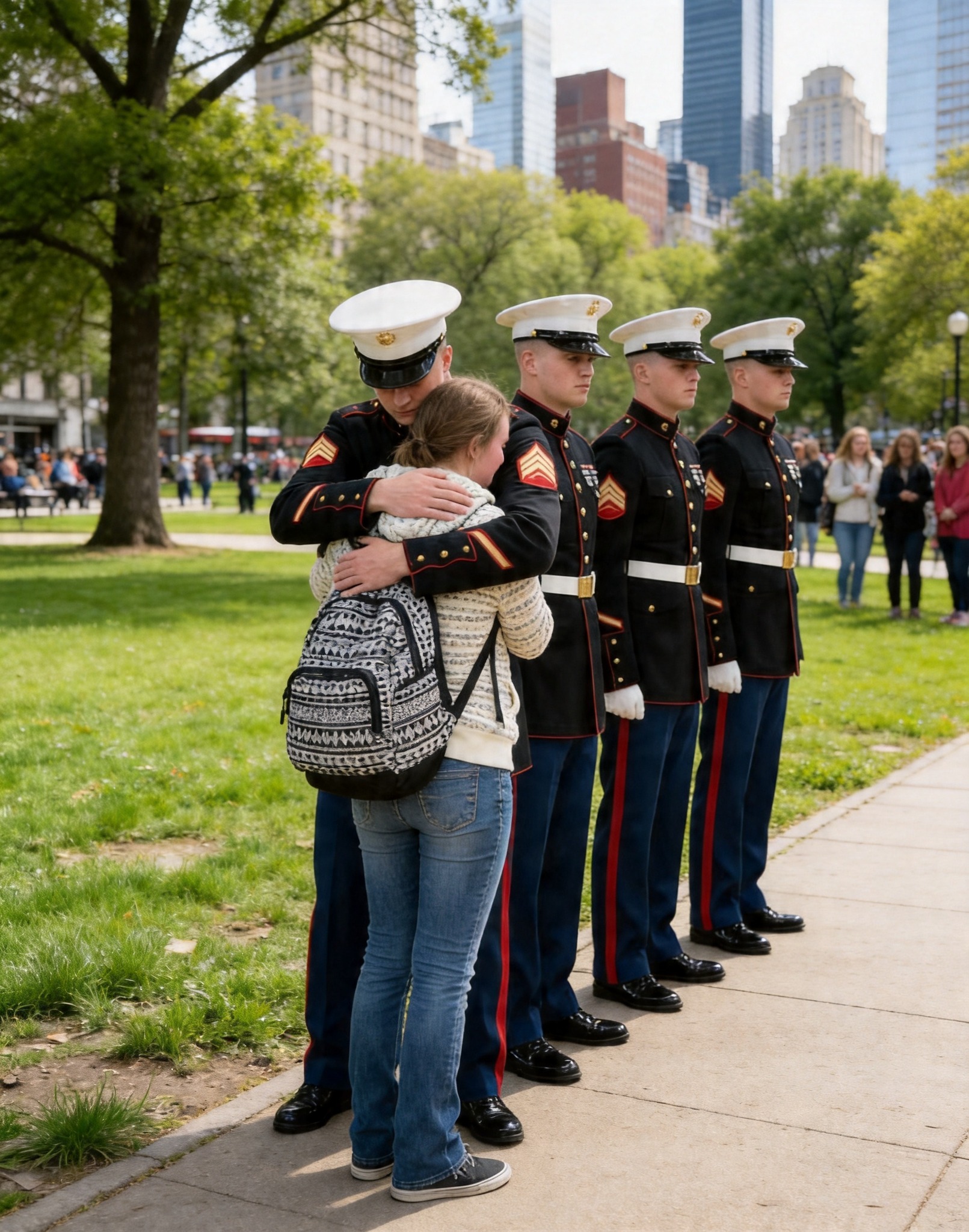 A School Assembly Honoring My Marine Husband Revealed a Truth We Never Knew