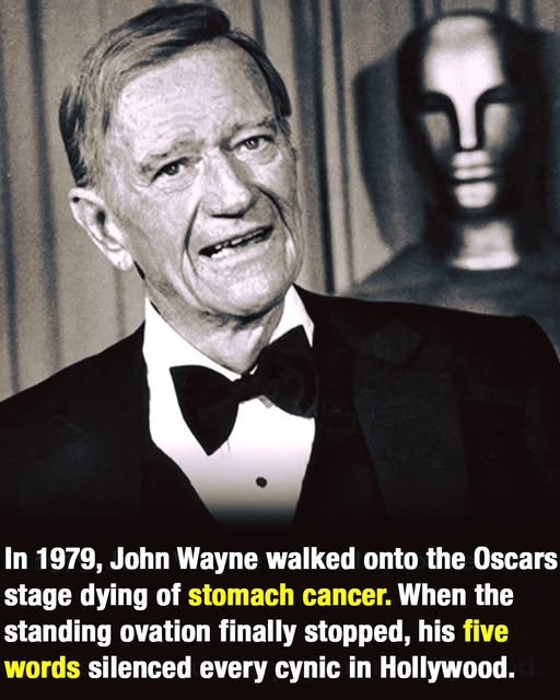 John Wayne’s 1979 Oscars Moment: Five Words That Left Hollywood Speechless