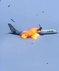 DEVASTATING MID AIR DISASTER AS PASSENGER JET WITH HUNDREDS ONBOARD PLUMMETS FROM THE SKY IN HEARTBREAKING CATASTROPHE