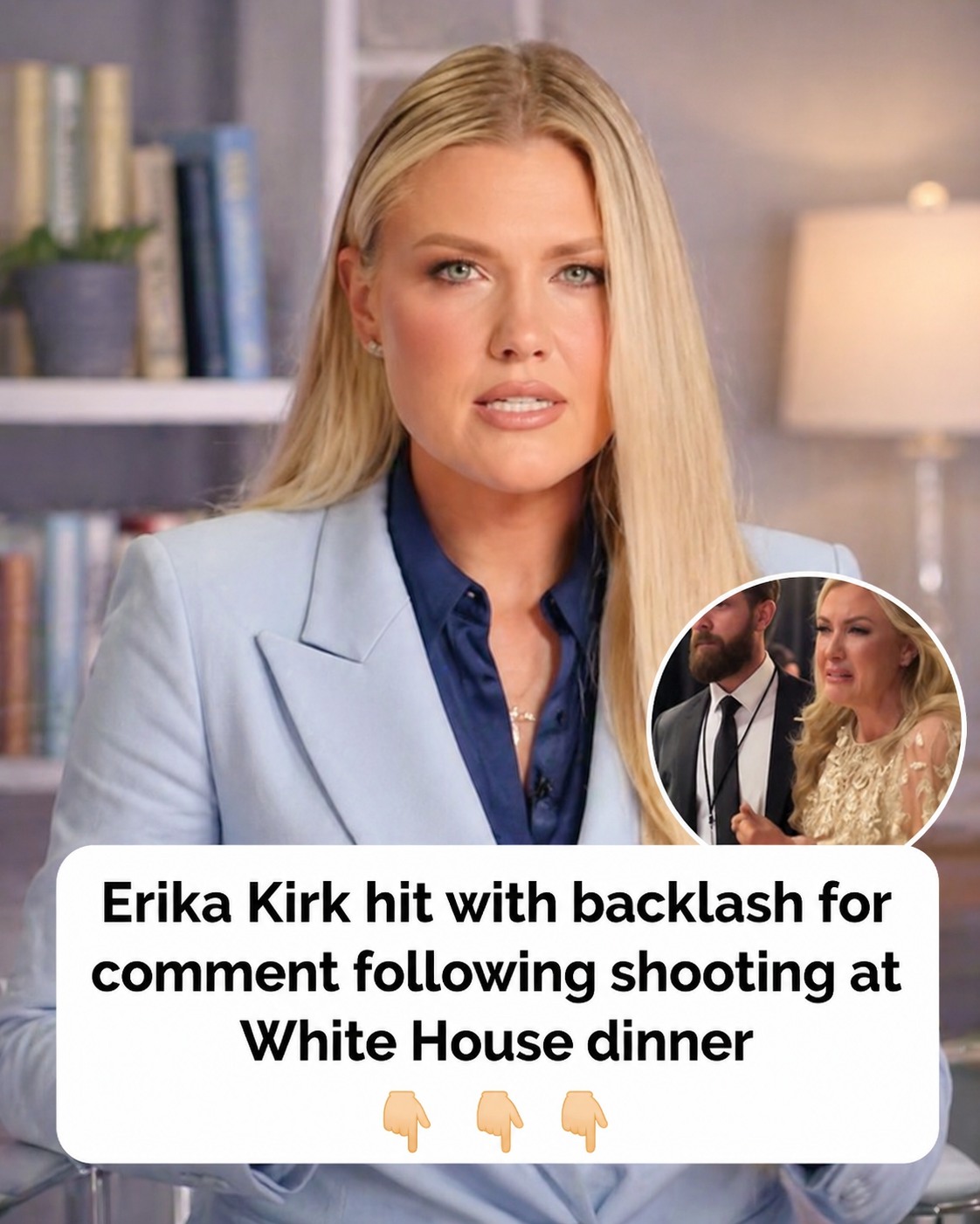 Erika Kirk Draws Public Attention Following Reaction at White House Correspondents’ Dinner