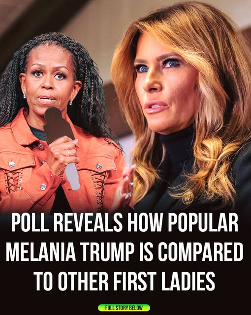 New poll shows how Melania Trump compares in popularity to other First Ladies