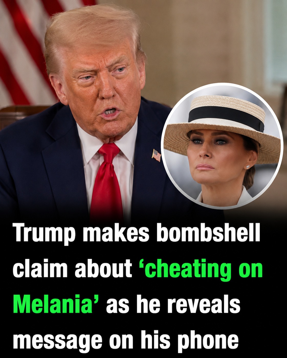 Donald Trump Jokes About Autocorrect Mix-Up with Melania During Public Speech