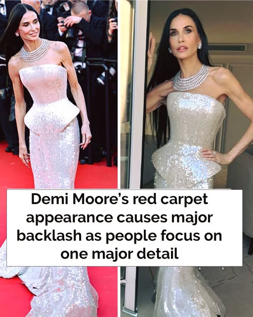 Demi Mooreโs recent public appearance sparks widespread online debate and criticism