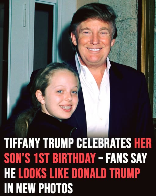 Tiffany Trump shares new photos as she celebrates her sonโs first birthday, and fans notice one thing