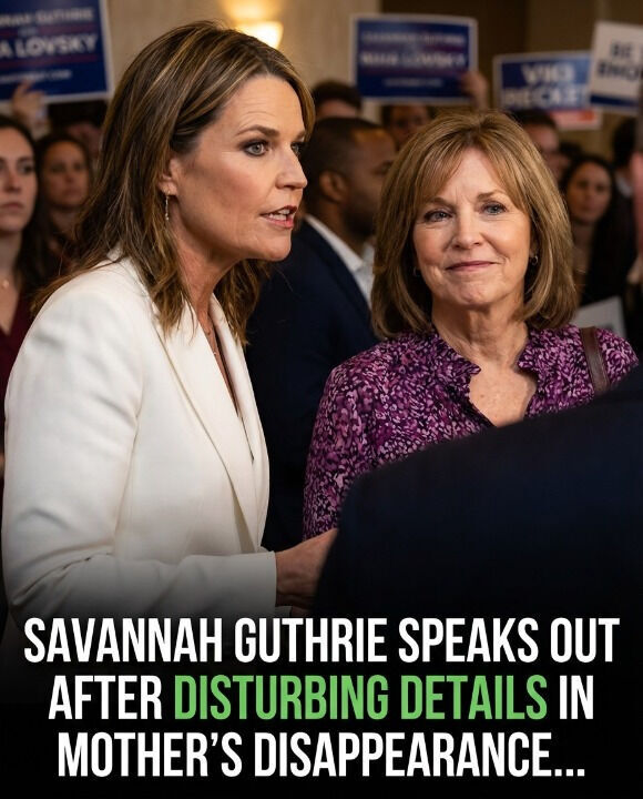 Savannah Guthrie Breaks Her Silence as the Search for Her Missing Mother Continues!