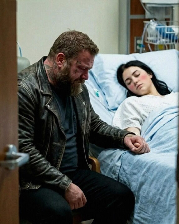 The Biker Who Never Left My Daughter’s Side — and the Stunning Truth I Discovered