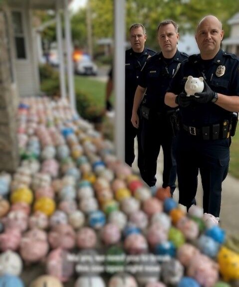 My 6-Year-Old Son Gave All His Savings to Help Our Elderly Neighbor โ The Next Morning, Our Yard Was Filled with Piggy Banks, and Patrol Cars Were Everywhere