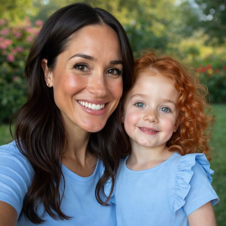 Meghan Markle publicly released a photo of her daughter