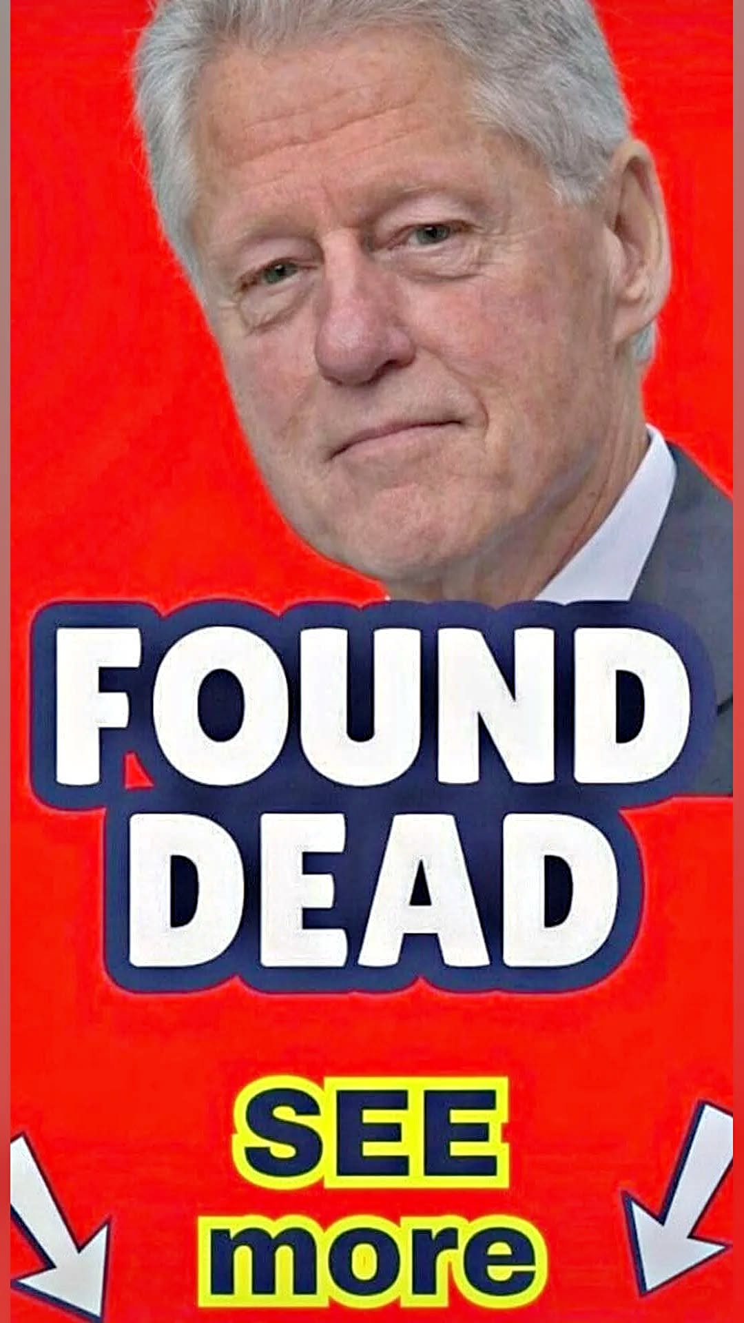 BREAKING NEWS: Our thoughts and prayers go out to Bill Clinton
