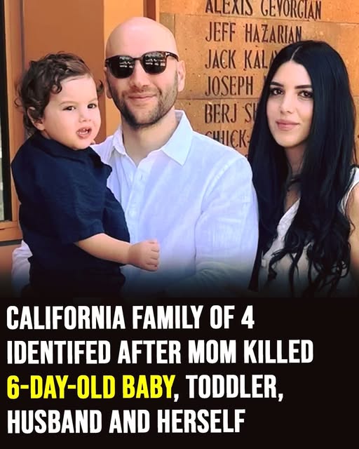 California family of four found dead in tragic incident involving mother, father, and two young children