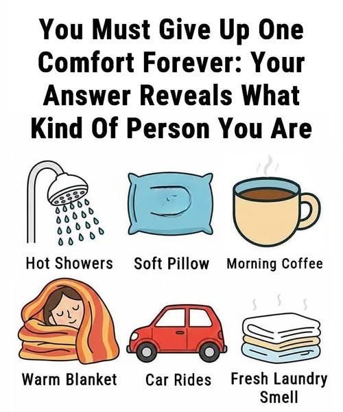 Which One Comfort Would You Release Forever, and What Does That Reveal About You?