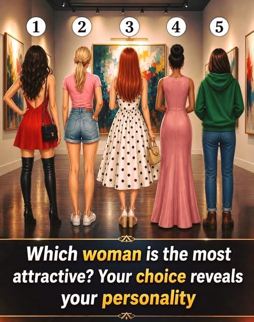 The Woman You Find Most Attractive in This Image May Reveal Something About Your Personality