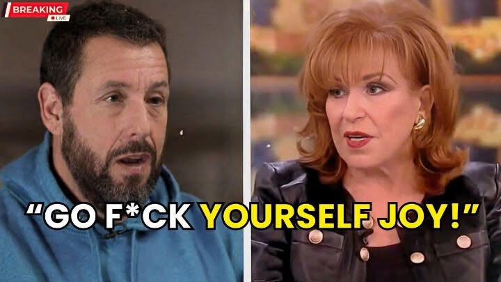 Adam Sandler Left Joy Behar Speechless on Live TV — What Happened Next Shocked Everyone