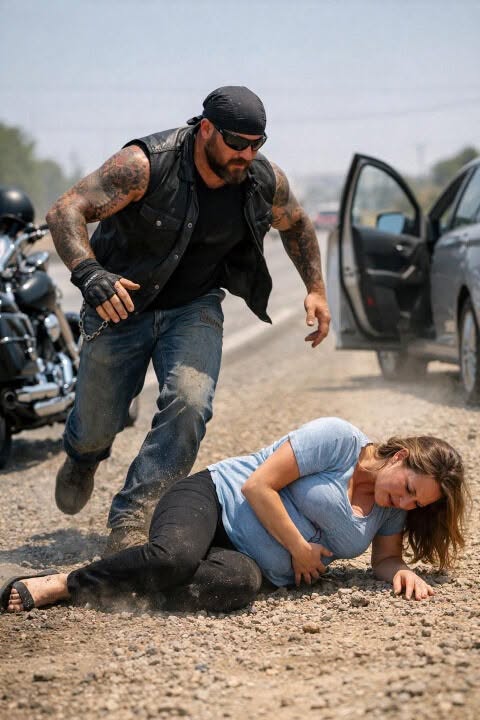 A Pregnant Woman in Labor Was Ignored by All—Until One Biker Stopped and Transformed Three Lives!