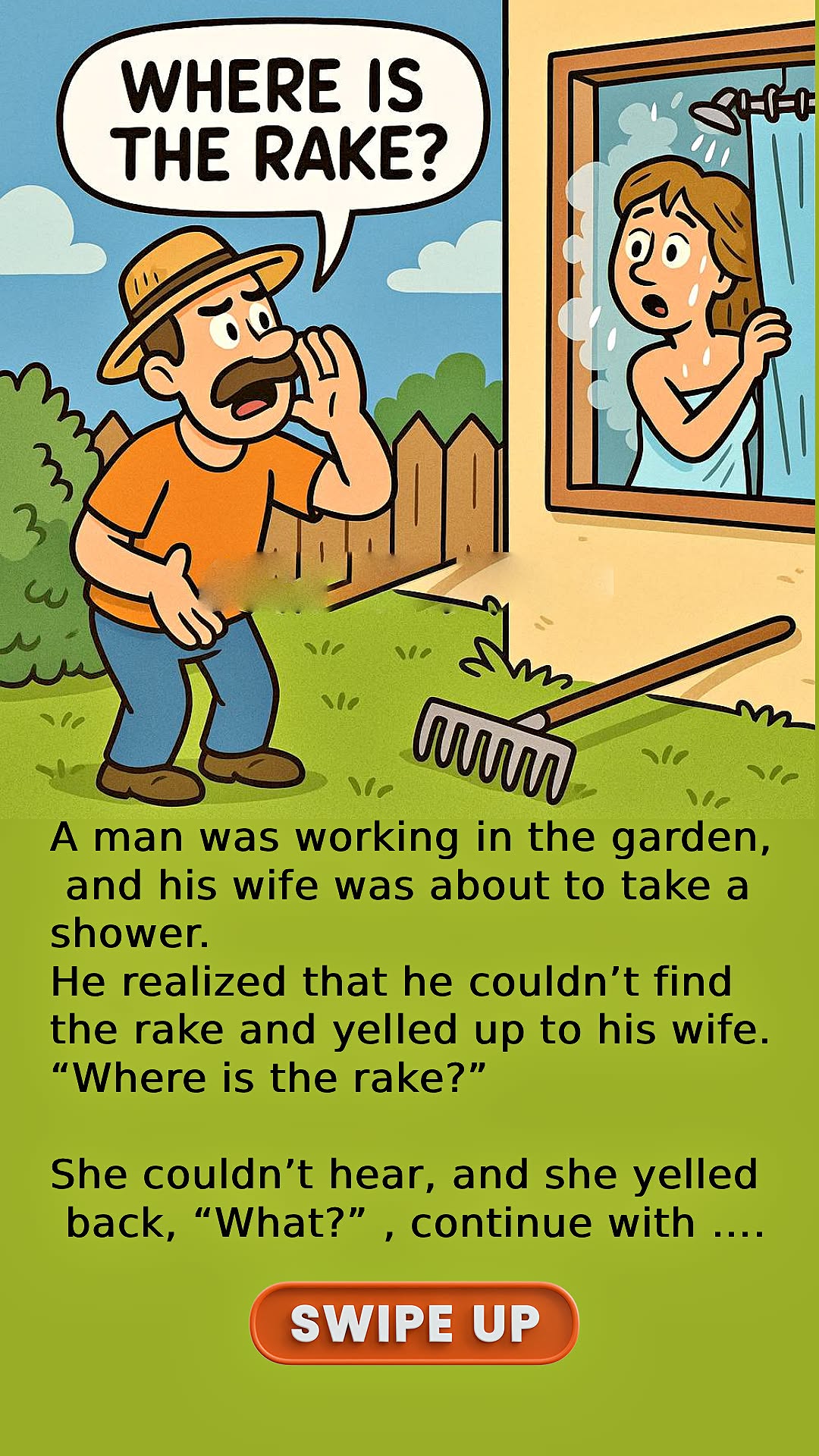 Where is the rake?
