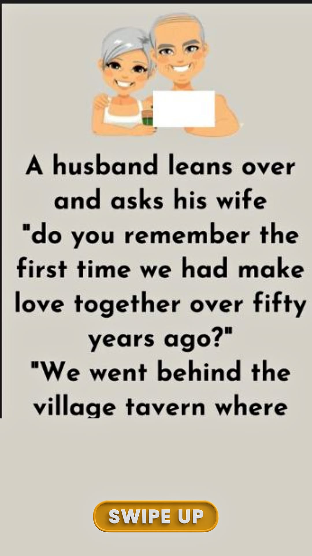 A Husband Leans Over And Asks His Wife