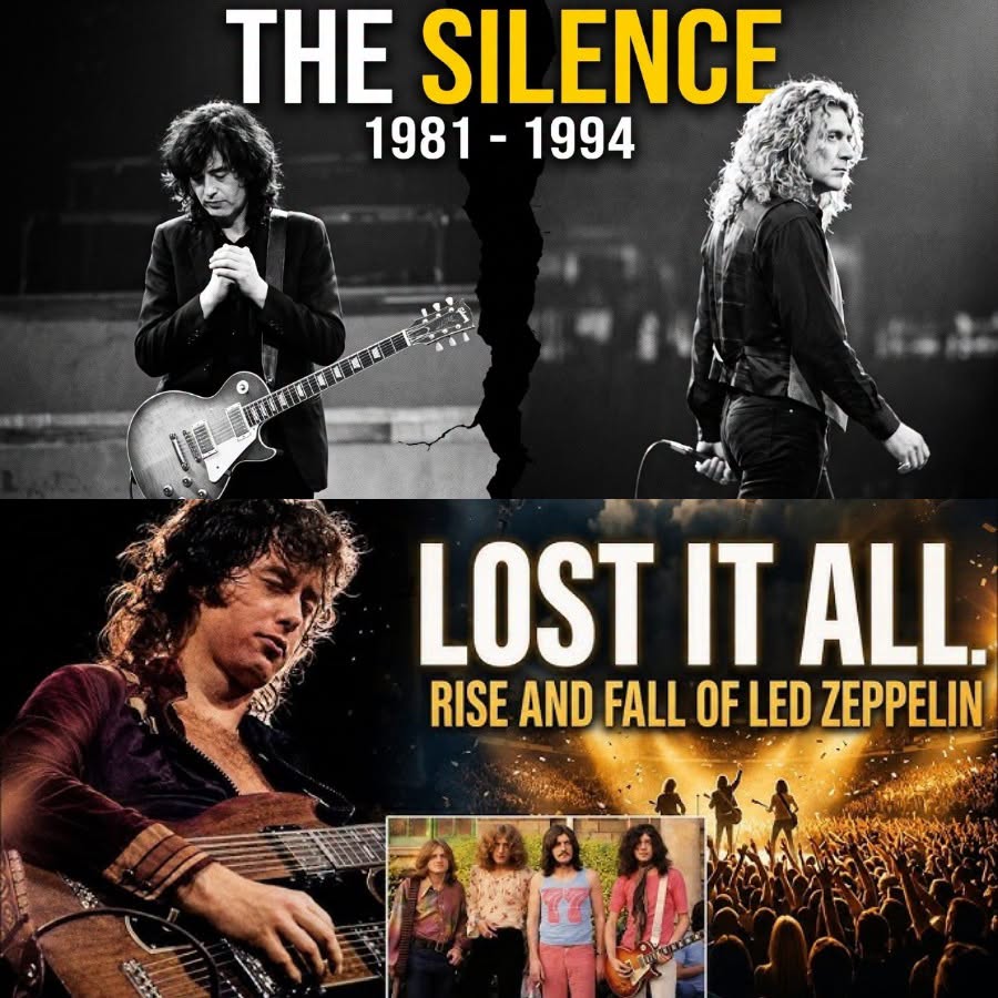 Jimmy Page and Robert Plant Stopped Speaking — The Rift That Almost Ended Everything in 1981  Posted on 12 July, 2026 by david4