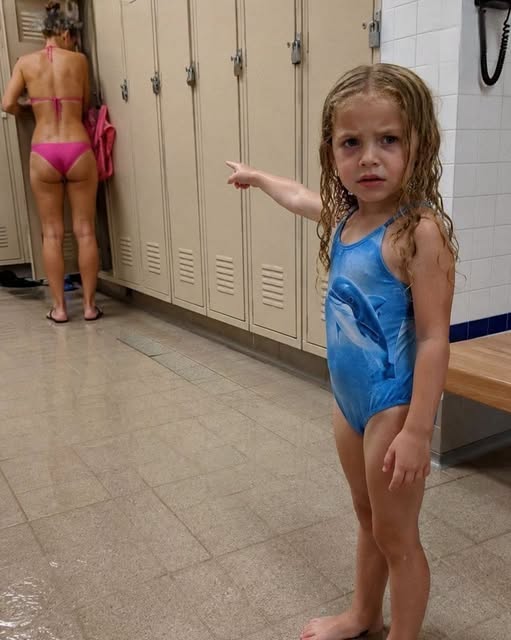 My Five-Year-Old Daughter Tugged My Arm in the Swimming Pool Changing Room and Whispered, ‘Mommy, We Have to Save Daddy! That Lady Put Him in Her Locker!’