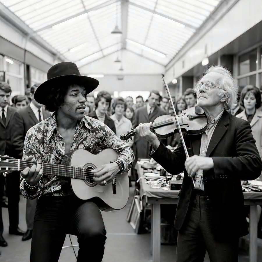 He Had Zero Customers All Day — Then Jimi Hendrix Picked Up His Guitar and Asked Him to PLAY ALONG