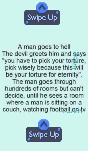 A man goes to hell