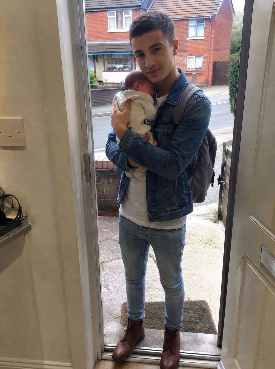 My Husband Kicked Our 18-Year-Old Son Out of the House โ One Year Later, He Came Back with a Newborn in His Arms and a Suitcase That Made Me Clutch My Heart