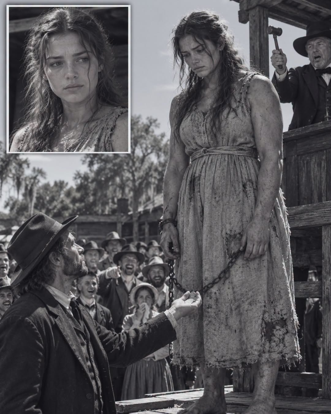 The Plantation Owner Paid $3 for the Giant Girl Nobody Wantedโฆ and Found His Whole Family